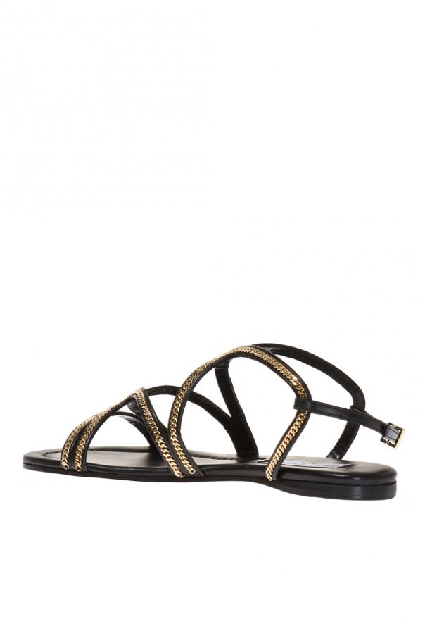 nickel flat jimmy choo